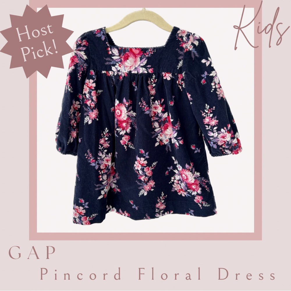GAP Pincord Floral Dress